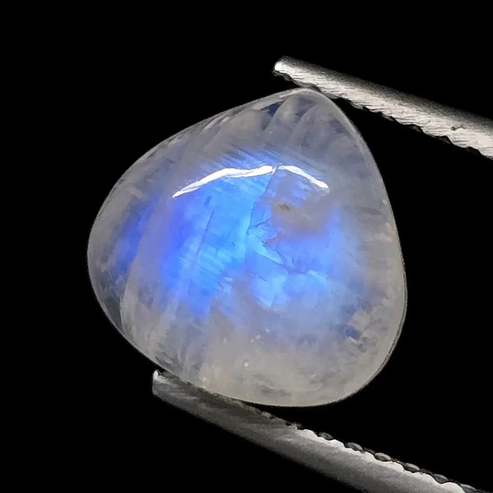 Natural Royal Blue Moonstone 2.89ct 8.7x8.6mm Loose Gemstone
